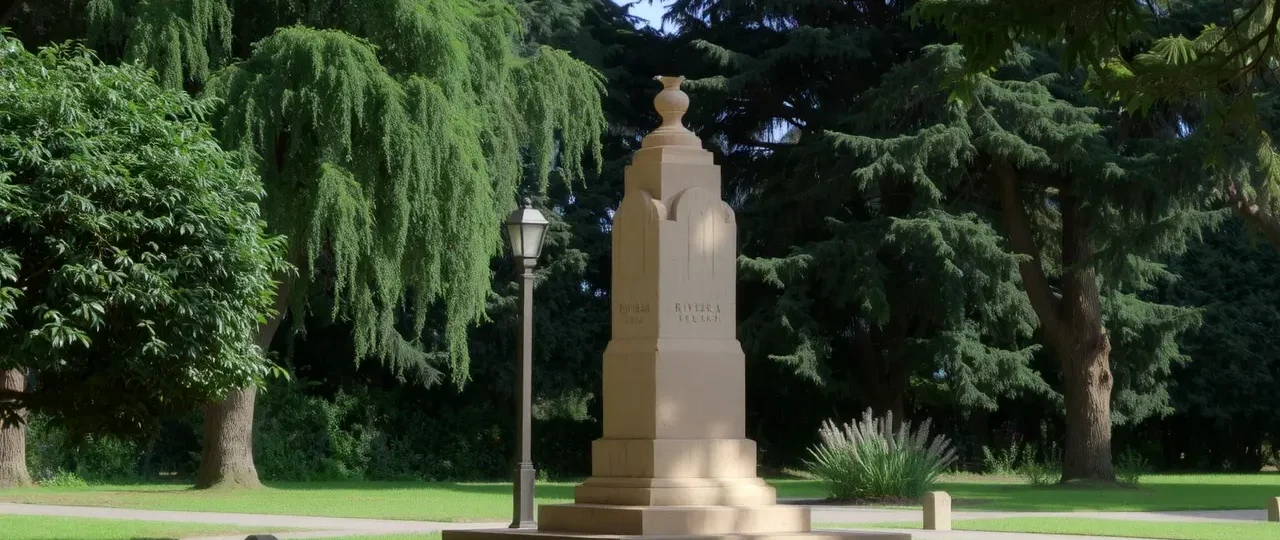 Памятник культурного наследия находится в центре парка Ривьера