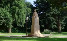 Памятник культурного наследия находится в центре парка Ривьера